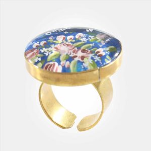 Flower Painting Persian Ring