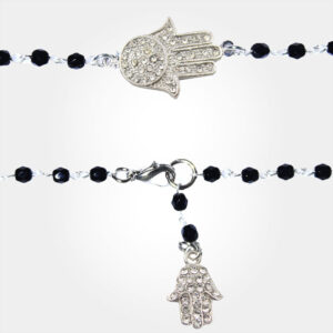 Black Hamsa Bracelet