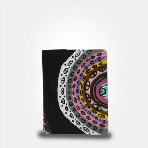 WEARABLE ART HAND PAINTED Wallet - Wink - By Question Mark