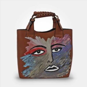 WEARABLE ART HAND PAINTED BAG - Gianna - By Tarik Mendes