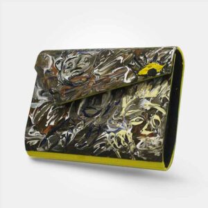 WEARABLE ART HAND PAINTED Clutch - Fabiano – By Tarik Mendes
