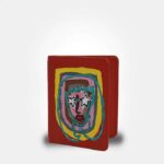 WEARABLE ART HAND PAINTED Wallet - Flower Girl - By Question Mark