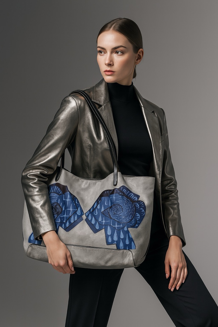 wearable art hand painted bag midnight by tom prinsell 1 large wearable art hand painted bag midnight by tom prinsell 1 large