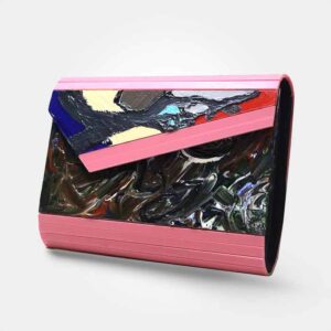 WEARABLE ART HAND PAINTED Clutch - Monica – By Tarik Mendes