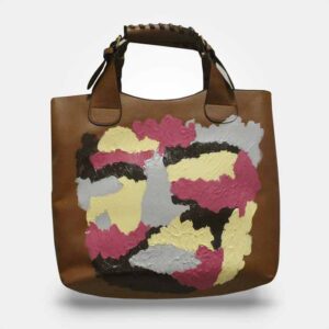 WEARABLE ART HAND PAINTED Handbag - Lado - By Tarik Mendes
