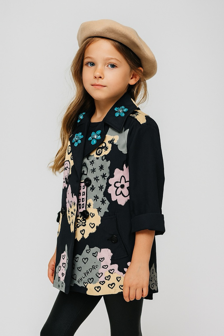 wearable art hand painted kid's coat bia by tarik mendes (customized order) telamoda 2 large wearable art hand painted kid's coat bia by tarik mendes (customized order) telamoda 2 large