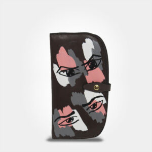 WEARABLE ART HAND PAINTED Wallet - Watching - By Tarik Mendes