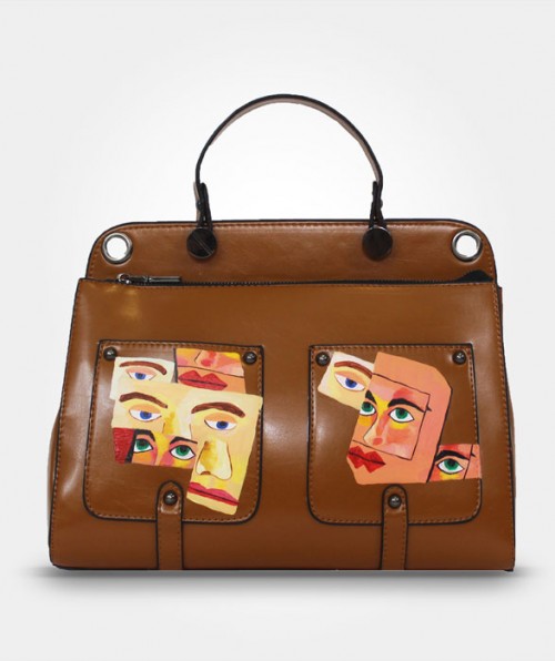 ACRYLIC HAND PAINTED BAG