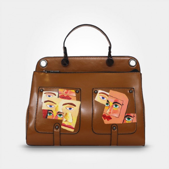 ACRYLIC HAND PAINTED BAG