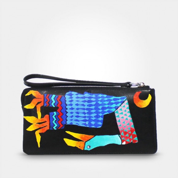hand painted wallet