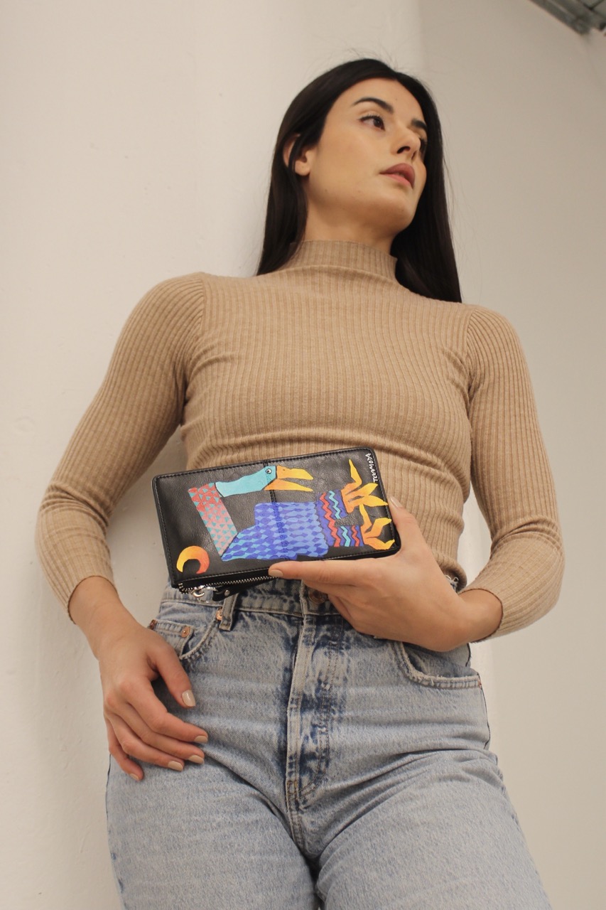 wearable art hand painted wallet phoenix by tom prinsell telamoda 3 wearable art hand painted wallet phoenix by tom prinsell telamoda 3