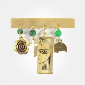 Gold Persian Pendant