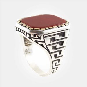 Engraved Turkish Ring For Men