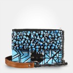 blueclutchwithbeadswithshoulderstrap