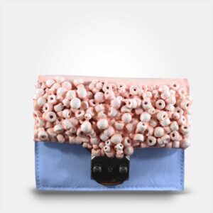 Pink Sculpture Painted Clutch - By Tarik Mendes