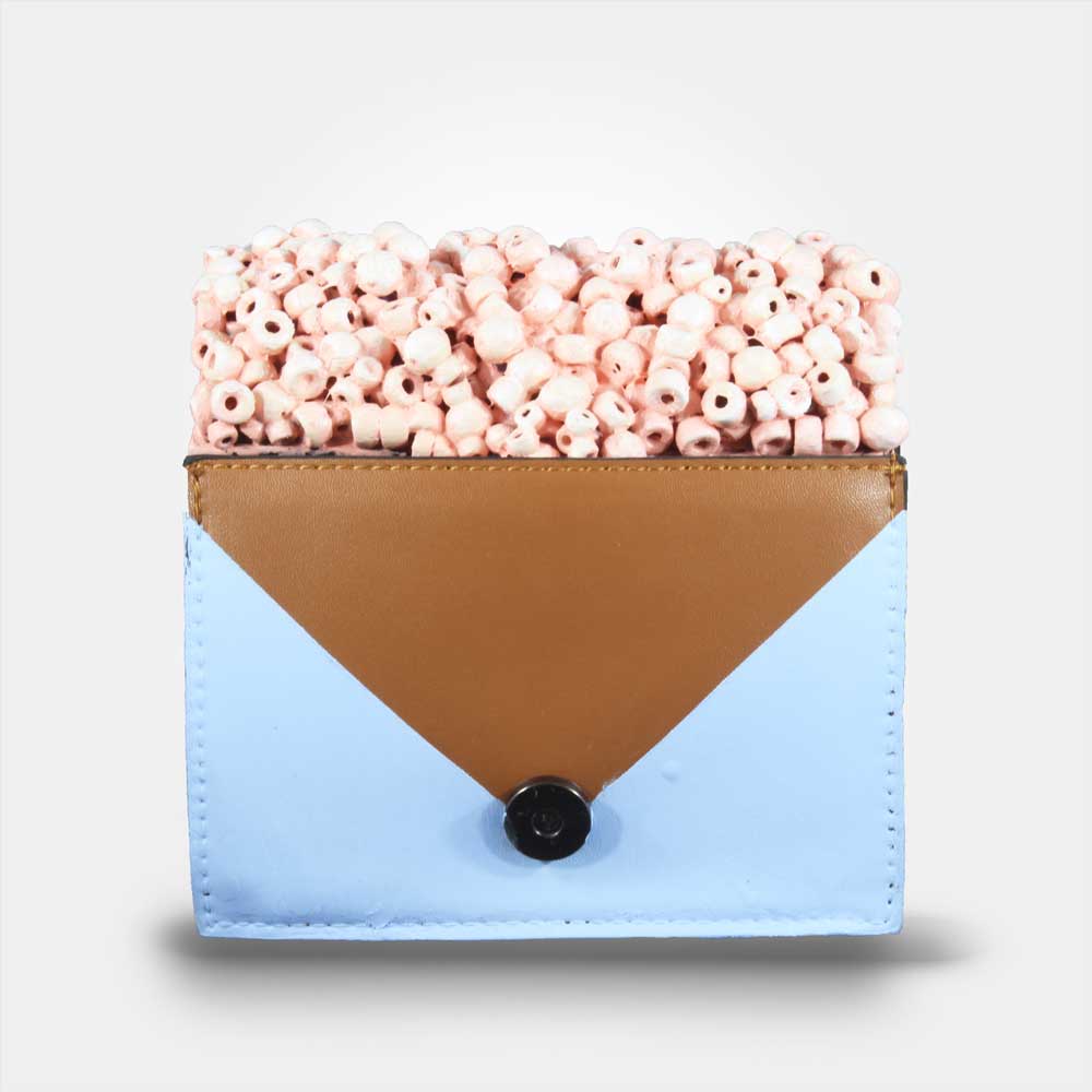 Pink Sculpture Painted Clutch - By Tarik Mendes Pink Sculpture Painted Clutch - By Tarik Mendes