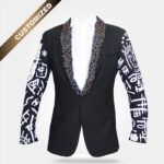 Hand Painted Men's Blazer Wearable Art - By Tarik Mendes