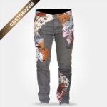 Hand Painted Jeans Wearable Art - By Tarik Mendes