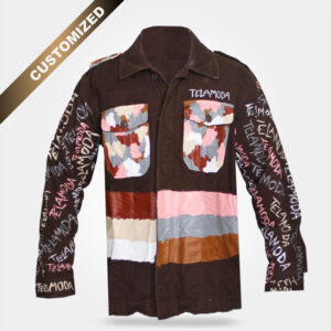 Hand Painted Jacket Wearable Art - By Tarik Mendes