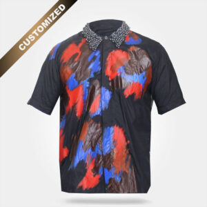 Hand Painted Embroidered Shirt - By Tarik Mendes