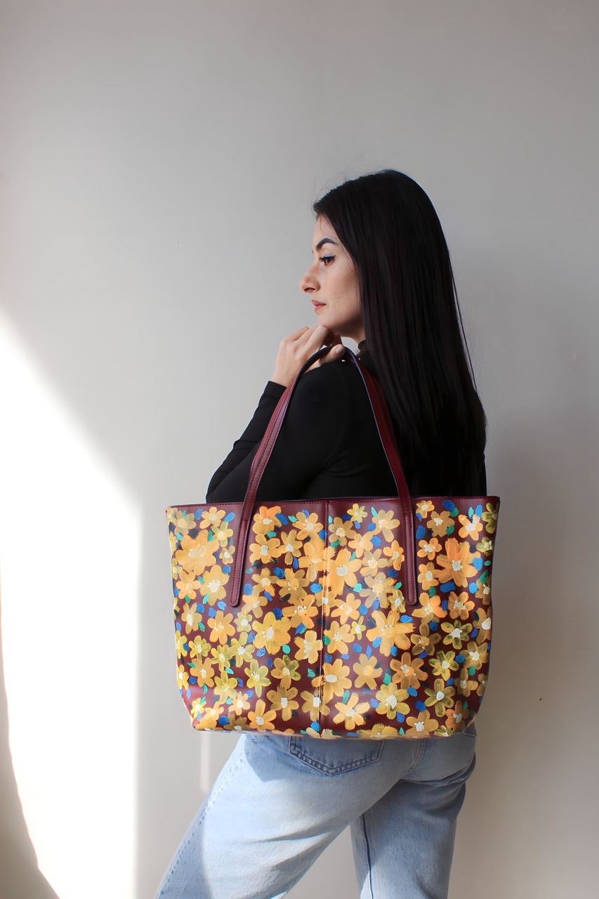 telamoda gioromo hand bag painted art telamoda gioromo hand bag painted art