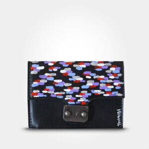 WEARABLE ART HAND PAINTED Clutch - Color Strokes - By Gioromo