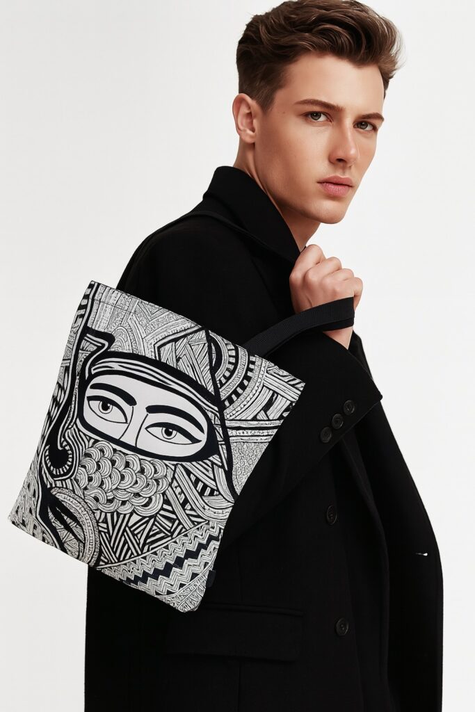 TelaModaPrints Totes telamoda tote bag canvas telamodaprints bag men and woman 1