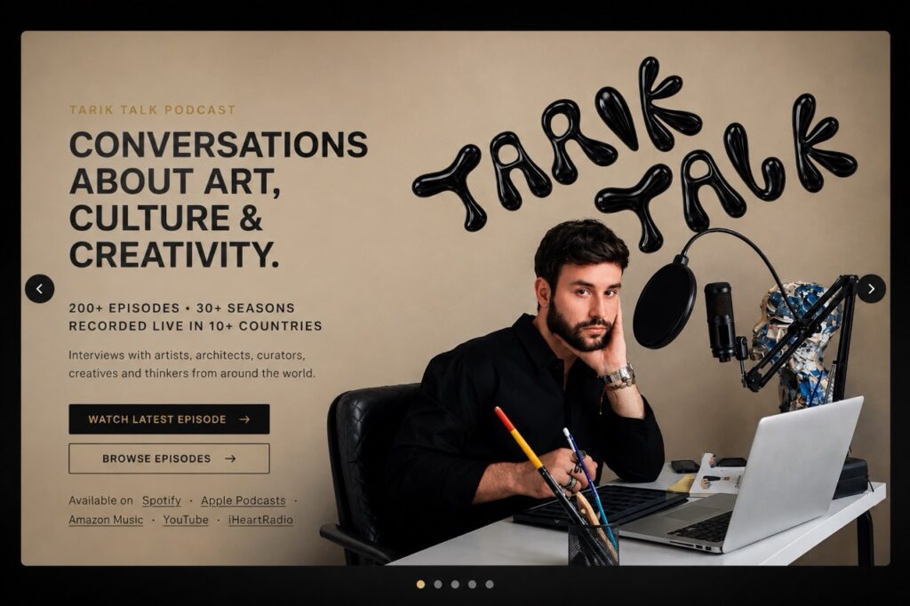 Tarik Talk Podcast tarik talk podcast cover